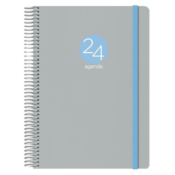 Дневник расписание DOHE MEMPHIS 2024 Ежегодно Серый 15 x 21 см