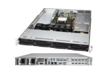 Supermicro CSE-815TQC4-R504WB3 - Intel/AMD - Rack (1U) - Black - Fan fail - HDD - LAN - Power - System - 4 fan(s) - 4 cm