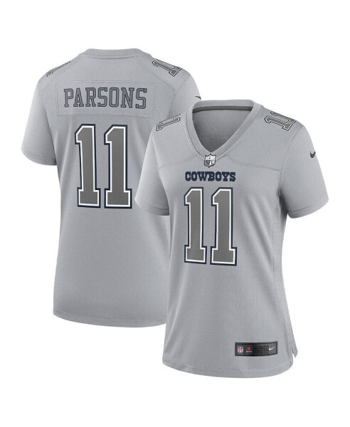 Women's Micah Parsons Gray Dallas Cowboys Atmosphere Fashion Game Jersey