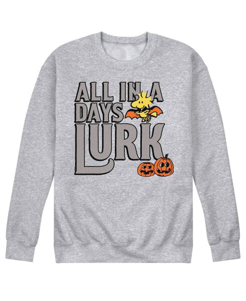 Men's Peanuts Days Lurk Fleece T-shirt