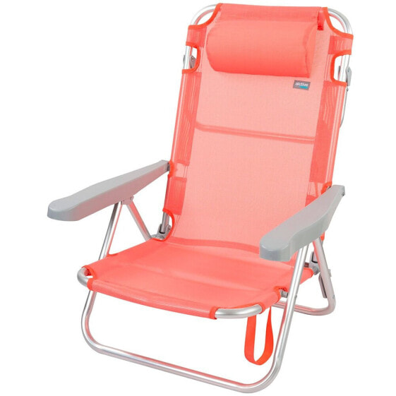 Кемпинговое кресло Aktive Beach Aluminum Multi Position Folding Chair