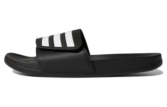 Шлепанцы adidas Adilette Comfort Adjustable Bandage Slides (Черные)