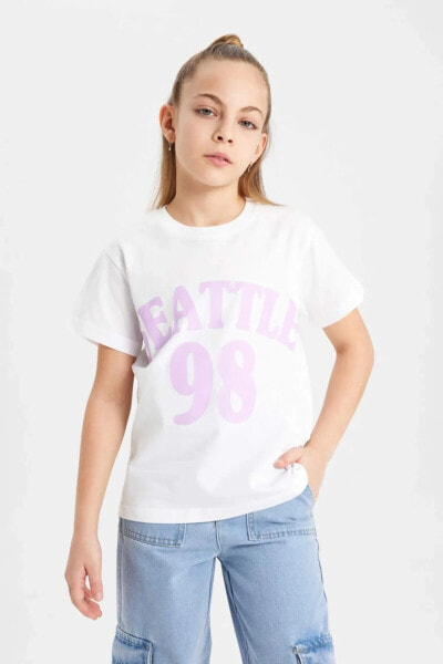 Kız Çocuk T-shirt B5095a8/wt34 Whıte