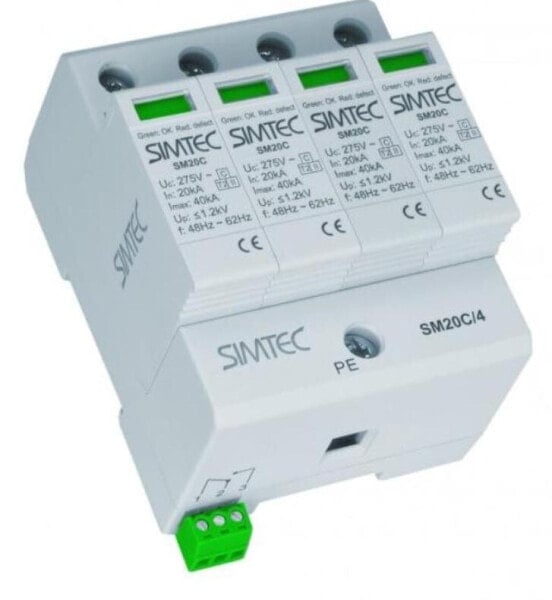 Simet Ogranicznik przepięć SIMTEC SM20C/4-275 C 4P 20kA 85102000