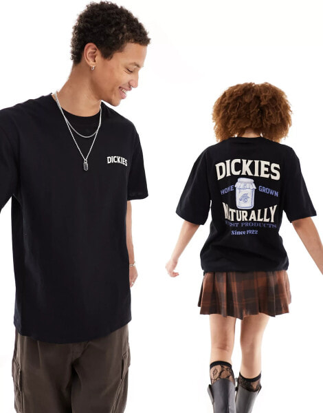 Dickies elliston back print t-shirt in black