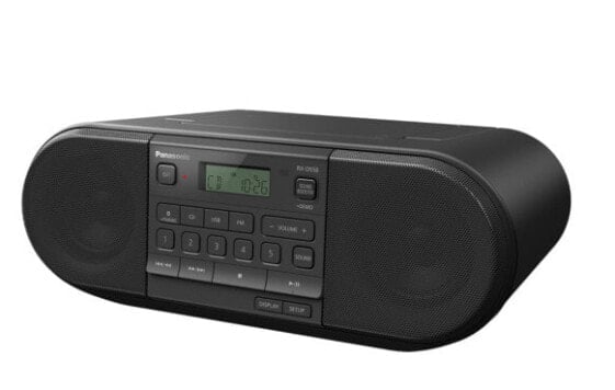 Портативный CD проигрыватель Panasonic RX-D500EG-K-CD-Radio-Netz-Batteriebetrieb-LCD
