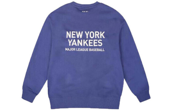 MLB logo印花套头圆领常规卫衣 男女同款 蓝色 送礼推荐 / Толстовка MLB MLB Logo 31MT21941-50U