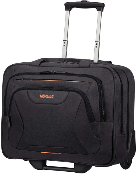 AMERICAN TOURISTER at Work Rolling Tote, Black (black/orange), Laptop trolley case