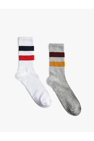 Носки Koton 2li Basic Sock Color Block