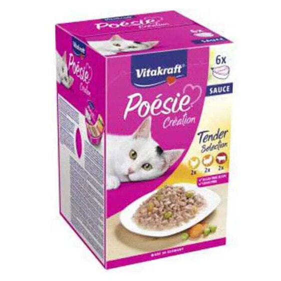 VITAKRAFT Poesie Multipack 6x85gr chicken wet cat food