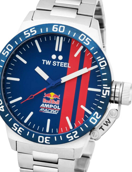 Часы и аксессуары TW Steel Red Bull Ampol Racing часы CS111 для мужчин 45 мм 10ATM