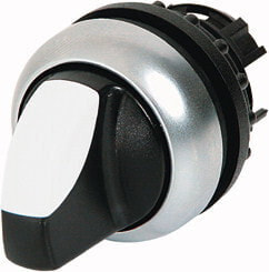 Eaton M22-WLK3-W - Toggle switch - Black,Silver,White - Plastic - IP66 - 29.7 mm - 45.9 mm