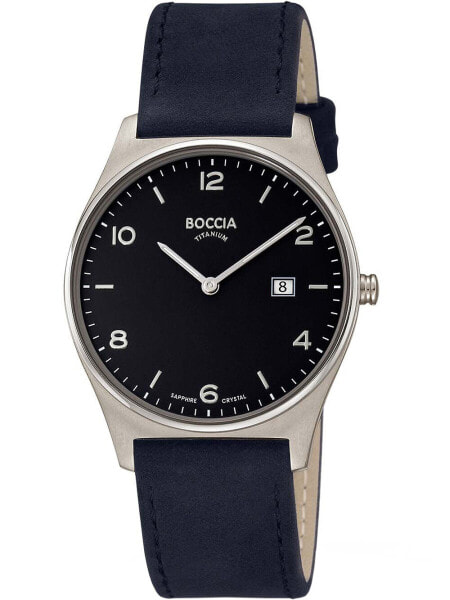 Часы и аксессуары Boccia Мужские часы Titanium 38 мм 5ATM