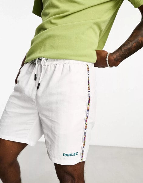 Parlez mero shorts in white