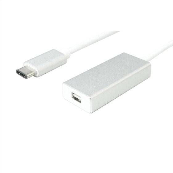 VALUE USB 3.1 C - Mini DisplayPort - 0.1 m - USB Type-C - Mini DisplayPort - Female - Male - White