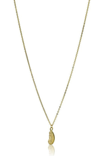 Decent Gold Plated Steel Necklace Summer EWN23031G