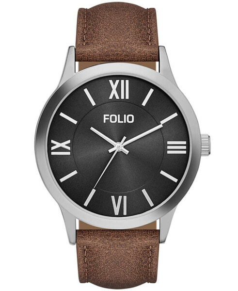 Часы Folio Men's Three Hand Brown Watch