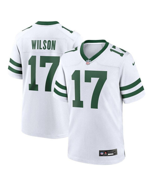 Men's Garrett Wilson White New York Jets Legacy Player Game Jersey