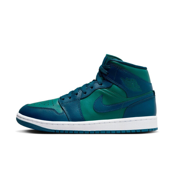 [BQ6472-301] Womens Air Jordan RETRO1 MID 'TEAL FRENCH BLUE'