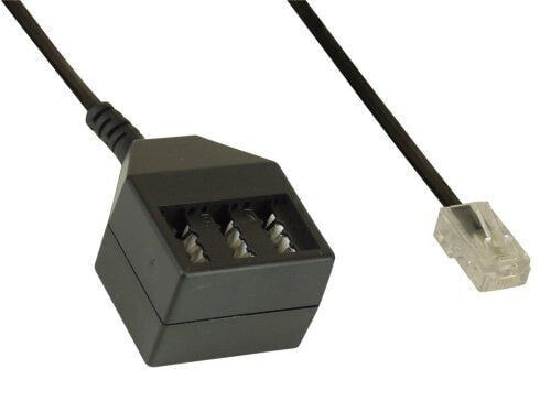 InLine TAE adapter Cable RJ45 male to TAE NFN female 20cm