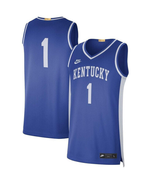 Men's #1 Royal Kentucky Wildcats Limited Retro Jersey