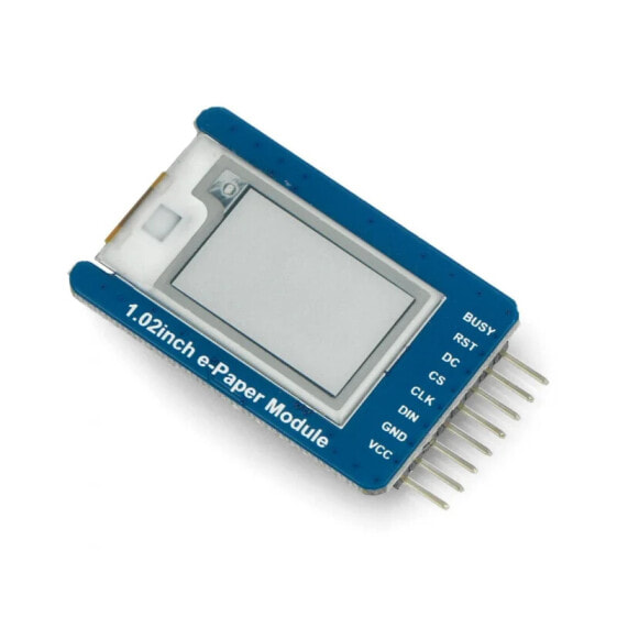 E-paper E-Ink - module with SPI display - 128x80px 1.02'' - dual-color - Waveshare 17575
