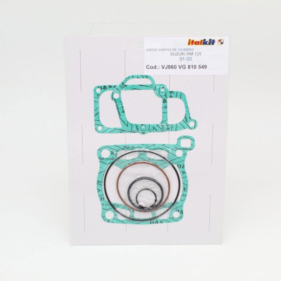 ITALKIT Suzuki RM 125 01-03 Top End Gasket Kit