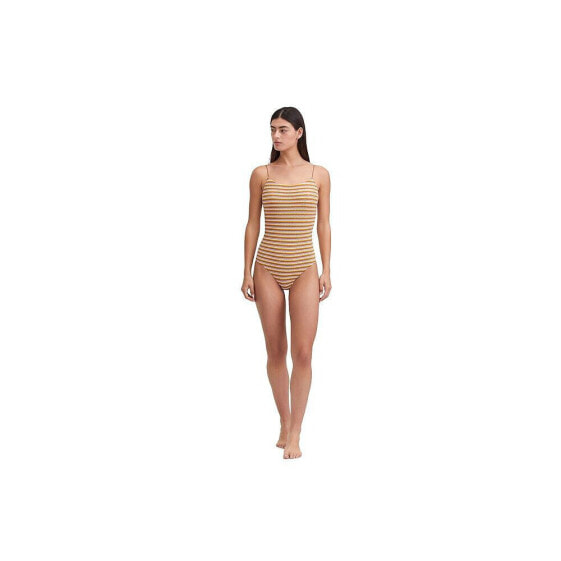 Women's Scoop Neck One Piece Swimsuit With U Shape Back