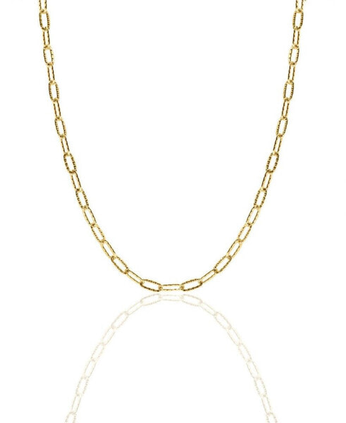 OMA THE LABEL women's Efe 18K Gold Plated Brass Necklace, 17"