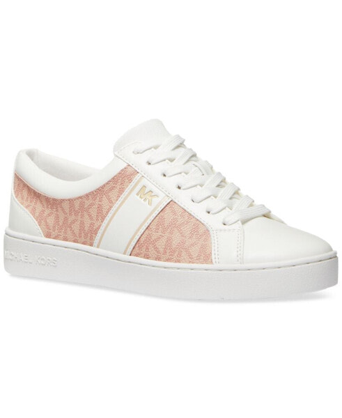 MICHAEL MMK Juno Stripe Lace-Up Low-Top Sneakers