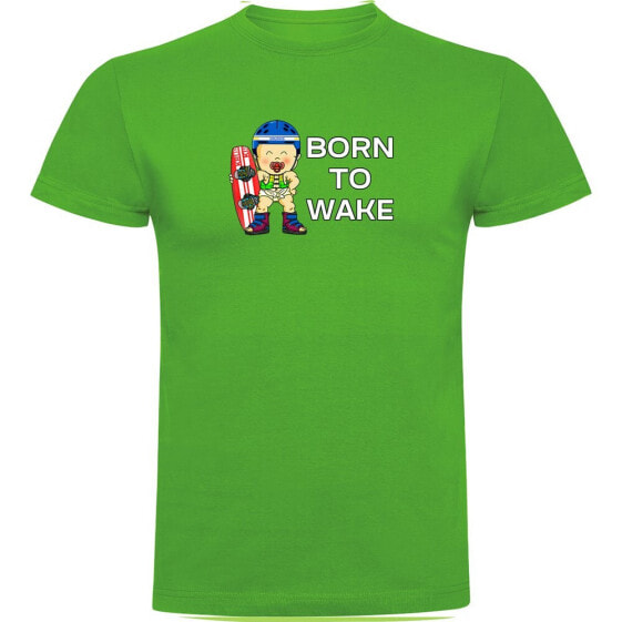 KRUSKIS Born To Wake Short Sleeve T-shirt short sleeve T-shirt