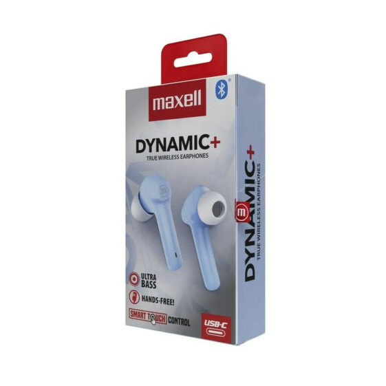 Беспроводные наушники с микрофоном Maxell Dynamic+ Синий