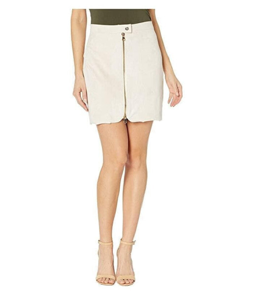 Bishop + Young Women Exposed Zip Mini (Stone) Women's Skirt