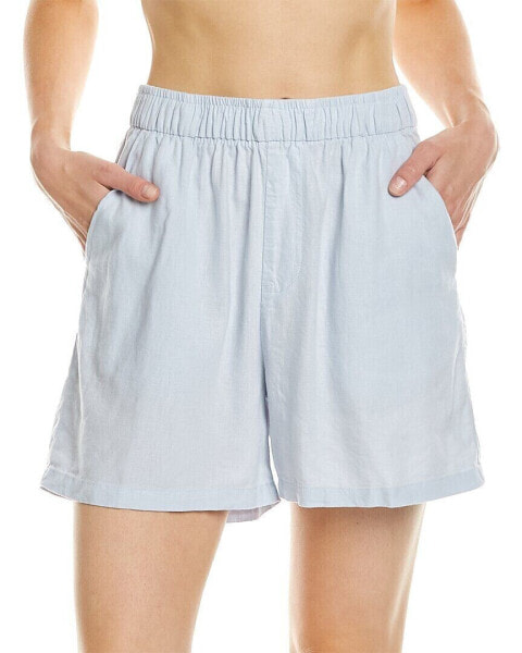 Weworewhat Elastic Linen-Blend Short Women's