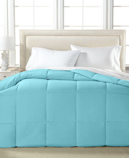 Color Hypoallergenic Down Alternative Light Warmth Microfiber Comforter, Full/Queen, Created for Macy's