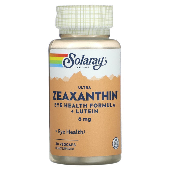 Витамины и БАДы SOLARAY Ultra Zeaxanthin, 6 мг, 30 VegCaps