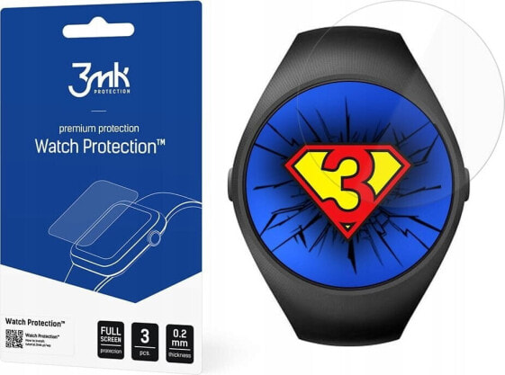 3MK 3mk hybridní sklo Watch Protection FlexibleGlass pro Polar M200 (3ks)