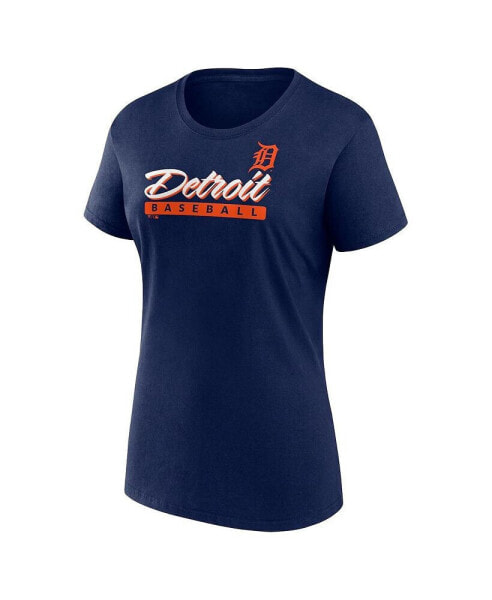Women's Navy/Orange Detroit Tigers Risk T-Shirt Combo Pack