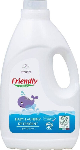 Friendly Organic Friendly Organic, Płyn do prania ubranek dziecięcych, 2L, Lawenda