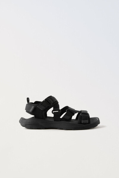 Technical strap sandals