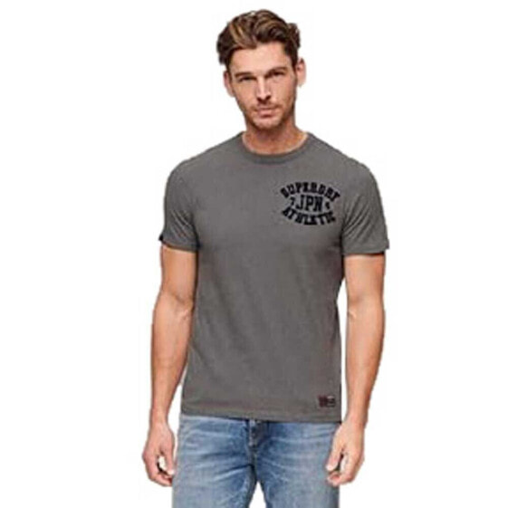 Футболка мужская Superdry Vintage Athletic Chest Short Sleeve T-Shirt Рубиново-красная