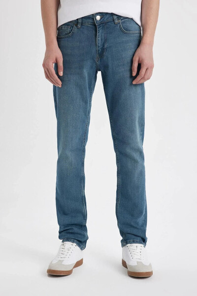 Pedro Slim Fit Dar Kalıp Normal Bel Dar Paça Jean Pantolon W7521az23au