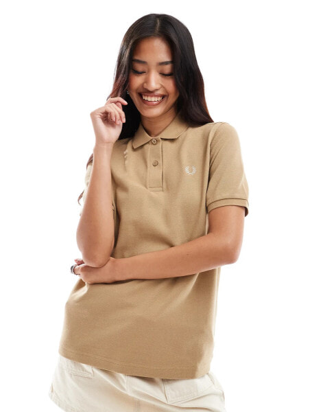 Fred Perry polo shirt in beige