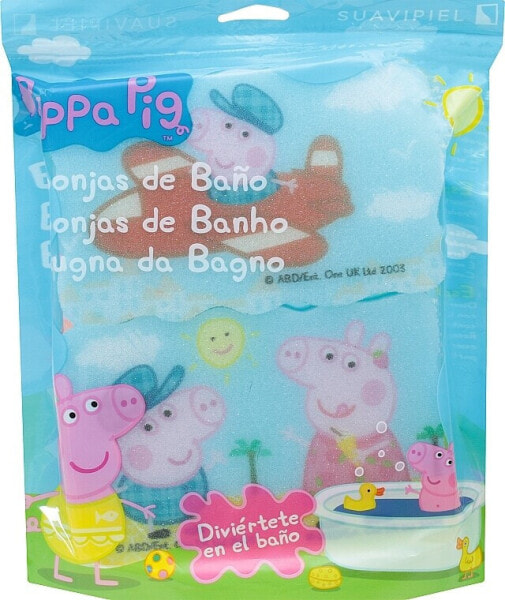 Badeschwamm Peppa Pig 3 St. Flugreisen rosa