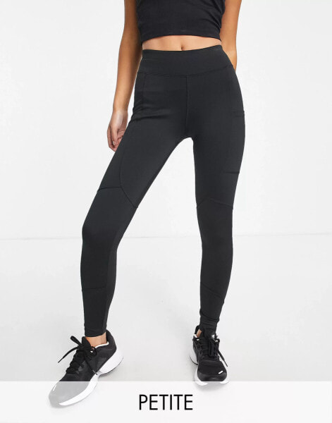 ASOS 4505 Petite Icon legging with bum sculpt seam detail and pocket