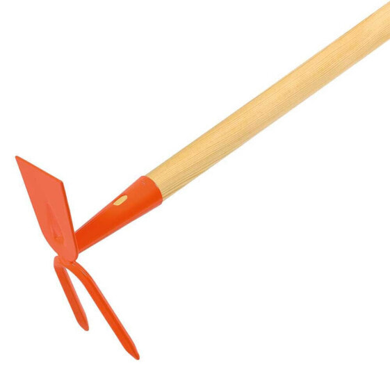 STOCKER 2-Teeth Squared With Handle Hoe