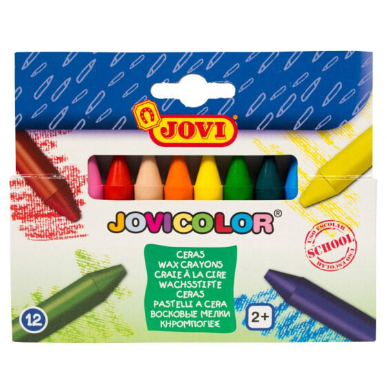 Цветные карандаши Jovi JOVI Case 12 Jovicolore Soft Waxes