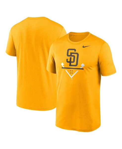 Men's Gold San Diego Padres Icon Legend T-shirt
