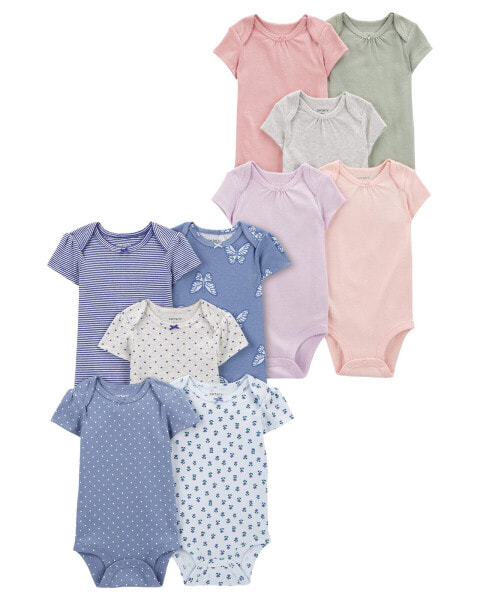 Baby 10-Pack Short-Sleeve Bodysuits NB