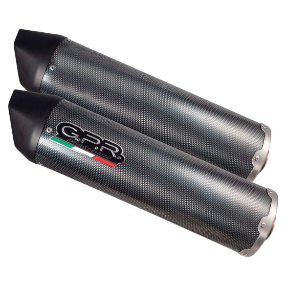 GPR EXHAUST SYSTEMS Furore Poppy Aprilia Etv Caponord 1000 Rally 01-07 Ref:A.12.FUPO Homologated Oval Muffler